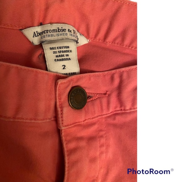 Y2K VINTAGE A&F CLASSIC FIT LOW RISE ANKLE CROP SEXY PINK JEANS ⭐️⭐️⭐️⭐️⭐️ - Picture 15 of 15